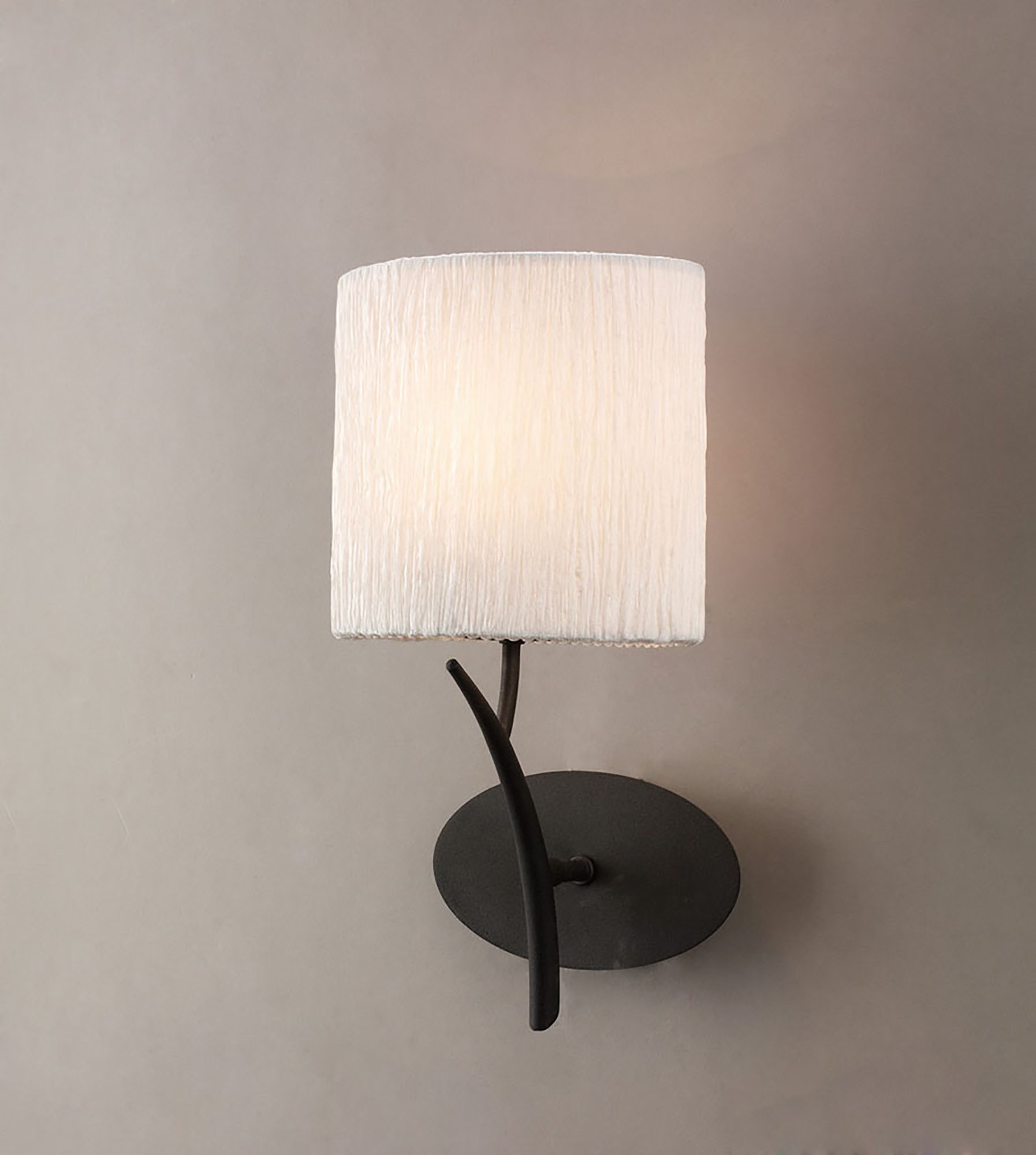 Eve Anthracite-White Wall Lights Mantra Armed Wall Lights